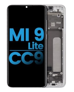 Aftermarket LCD Display With Frame For Xiaomi Mi 9 Lite / CC9 (Affordable: Incell) (Pearl White)