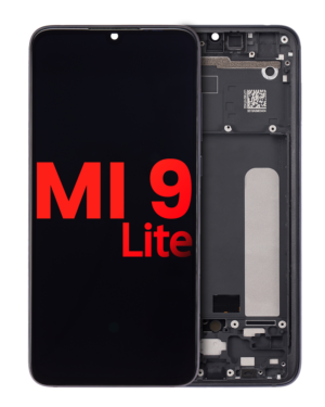 Aftermarket OLED Display With Frame For Xiaomi Mi 9 Lite (Premium) (Onyx Gray)