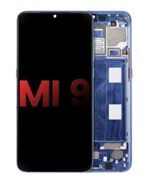 Aftermarket OLED Display With Frame For Xiaomi Mi 9 (Premium) (Ocean Blue)