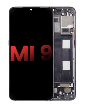 Aftermarket OLED Display With Frame For Xiaomi Mi 9 (Premium) (Piano Black)