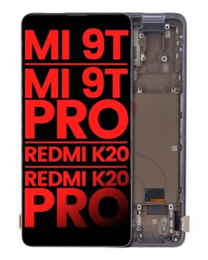 Aftermarket OLED Display With Frame For Xiaomi Mi 9T / 9T Pro / K20 / K20 Pro (Premium) (Carbon Black)
