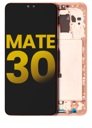 LCD Display With Frame For Huawei Mate 30 (Refurbished) (Orange)