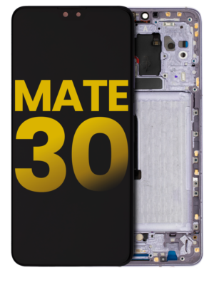 LCD Display With Frame For Huawei Mate 30 (Refurbished) (Silver)