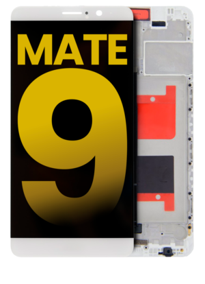 LCD Display With Frame For Huawei Mate 9 (Refurbished) (White)