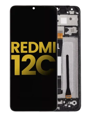 LCD Display With Frame For Xiaomi Redmi 12C / Redmi 11A / Poco C55 (Refurbished)