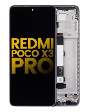 LCD Display With Frame For Xiaomi Redmi Poco X3 / X3 Pro (Refurbished) (Phantom Black)