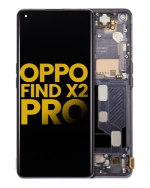 OLED Display With Frame For OPPO Find X2 Pro (Refurbished) (Black)