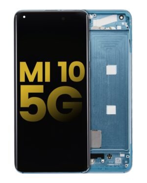 OLED Display With Frame For Xiaomi Mi 10 5G (Refurbished) (Coral Green)