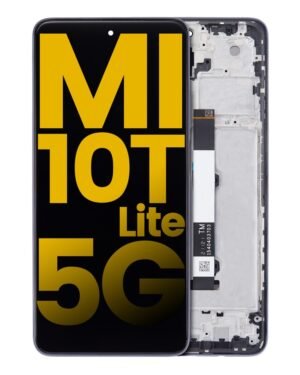 OLED Display With Frame For Xiaomi Mi 10T Lite 5G (Refurbished) (Pearl Gray)