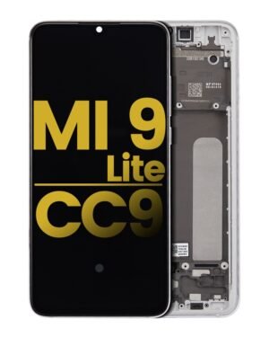 OLED Display With Frame For Xiaomi Mi 9 Lite / CC9 (Refurbished) (Pearl White)