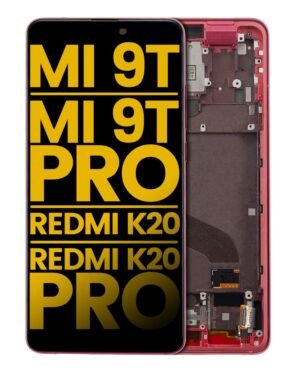 OLED Display With Frame For Xiaomi Mi 9T / 9T Pro / K20 / K20 Pro (Refurbished) (Flame Red)