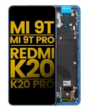 OLED Display With Frame For Xiaomi Mi 9T / 9T Pro / K20 / K20 Pro (Refurbished) (Glacier Blue)