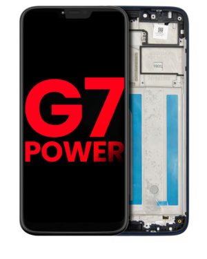 Aftermarket LCD Display With Frame For Motorola Moto G7 Power (XT1955 / 2019) / G7 Supra (XT1955-5/6/DL / 2019) (North American Version) (157MM) (Premium) (Marine Blue)