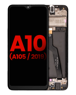 Aftermarket LCD Display With Frame For Samsung Galaxy A10 (A105 / 2019) (Dual Card Version) (Premium)