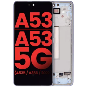 Aftermarket OLED Display With Frame For Samsung Galaxy A53 / A53 5G (A535 / A536 / 2022) (6.46″) (Premium) (Blue)