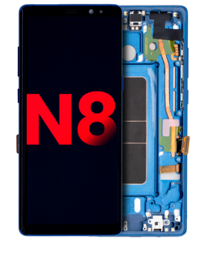 Aftermarket OLED Display With Frame For Samsung Galaxy Note 8 (Premium) (Blue)
