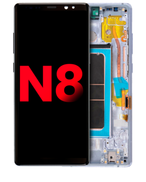 Aftermarket OLED Display With Frame For Samsung Galaxy Note 8 (Premium) (Orchid Gray)