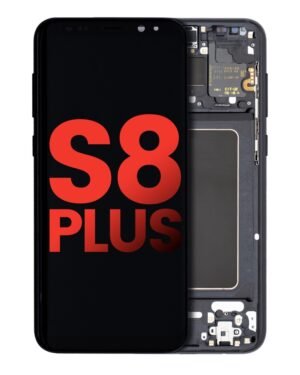Aftermarket OLED Display With Frame For Samsung Galaxy S8 Plus (Premium) (Midnight Black)