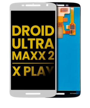 LCD Display For Motorola Droid Ultra Maxx 2 / Moto X Play (XT1562 / 2015) (Refurbished) (White)
