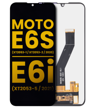 LCD Display For Motorola Moto E6s (XT2053-1 / XT2053-2 / 2020) / E6i (XT2053-5 / 2021) (Refurbished)