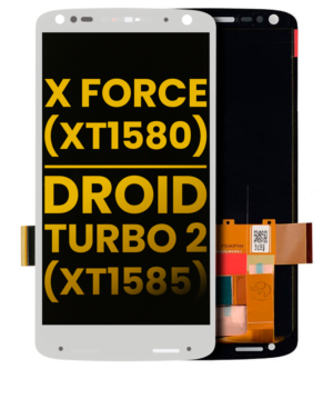 LCD Display For Motorola Moto X Force (XT1580 / 2015) / Droid Turbo 2 (XT1585 / 2015) (Refurbished) (White)