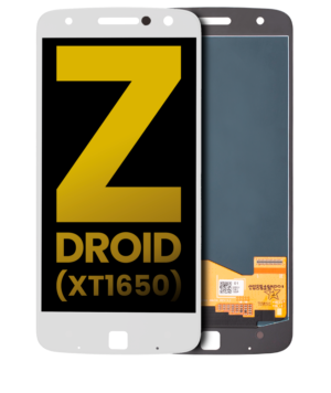 LCD Display For Motorola Moto Z / Moto Z Droid (XT1650-01 / 2016) (Refurbished) (White)