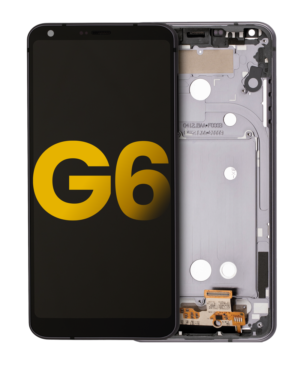 LCD Display With Frame For LG G6 (Refurbished) (Astro Black)