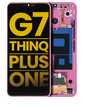 LCD Display With Frame For LG G7 ThinQ / G7 Plus / G7 One (Refurbished) (Raspberry Rose)