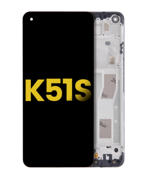 LCD Display With Frame For LG K51S (Refurbished)