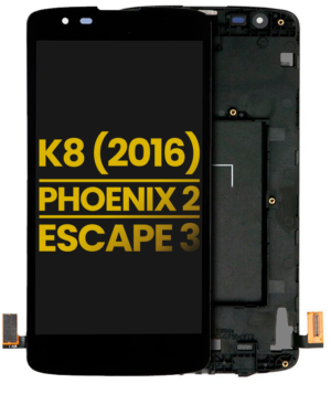 LCD Display With Frame For LG K8 (2016) / Phoenix 2 / Escape 3 (Refurbished)