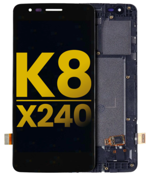 LCD Display With Frame For LG K8 (2017) / X240 (International Version) (Refurbished) (Black)