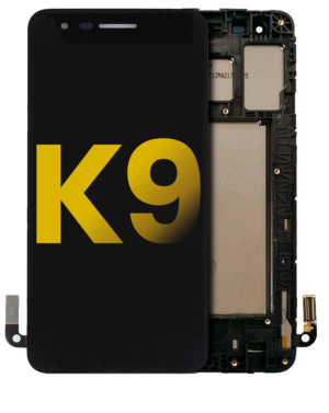 LCD Display With Frame For LG K9 (2018) (Refurbished) (Black)