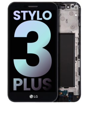 LCD Display With Frame For LG Stylo 3 Plus (TP450 / MP450 / M470) (Service Pack) (Black)