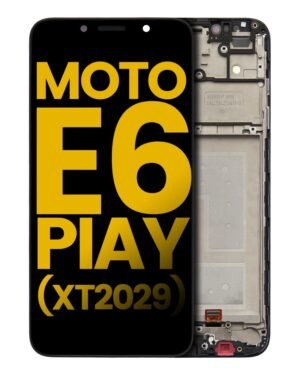 LCD Display With Frame For Motorola Moto E6 Play (XT2029 / 2019) (Refurbished)