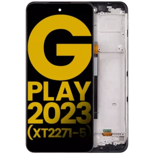 LCD Display With Frame For Motorola Moto G Play (XT2271-5 / 2023) (Refurbished)