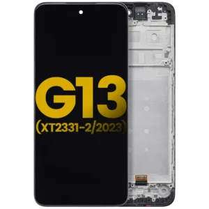 LCD Display With Frame For Motorola Moto G13 (XT2331-2 / 2023) (Refurbished)