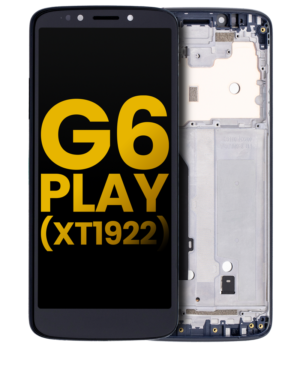 LCD Display With Frame For Motorola Moto G6 Play (XT1922 / 2018) / G6 Forge (XT1922-6 / XT1922-7 / XT1922-9 / 2018) (US Version) (Refurbished) (Black)
