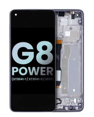 LCD Display With Frame For Motorola Moto G8 Power (XT2041-1 / XT2041-3 / 2020) (Service Pack) (Vulcan)