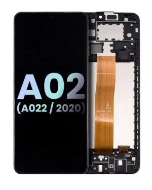 LCD Display With Frame For Samsung Galaxy A02 (A022 / 2022) (Service Pack)