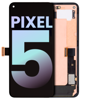 OLED Display With Frame For Google Pixel 5 (Service Pack) (Just Black)