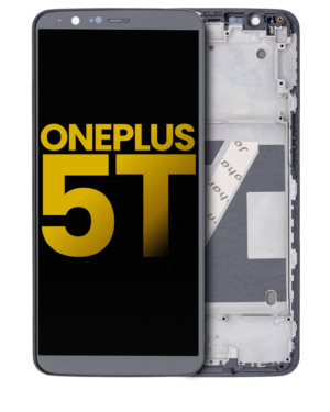 OLED Display With Frame For OnePlus 5T (Refurbished) (Black)