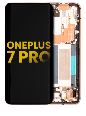 OLED Display With Frame For OnePlus 7 Pro / 7T Pro (Refurbished) (Almond)
