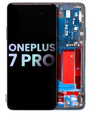 OLED Display With Frame For OnePlus 7 Pro (Service Pack) (Nebula Blue)