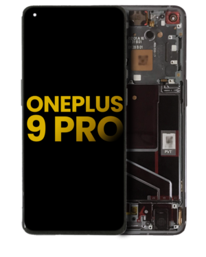 OLED Display With Frame For OnePlus 9 Pro (Non-Verizon 5G UW Frame) (Refurbished) (Stellar Black)