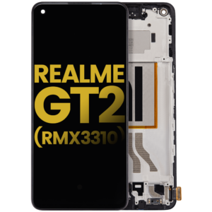 OLED Display With Frame For Realme GT2 (RMX3310) (Refurbished)