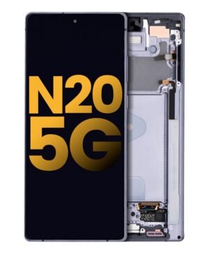 OLED Display With Frame For Samsung Galaxy Note 20 5G (Refurbished) (Mystic Gray)