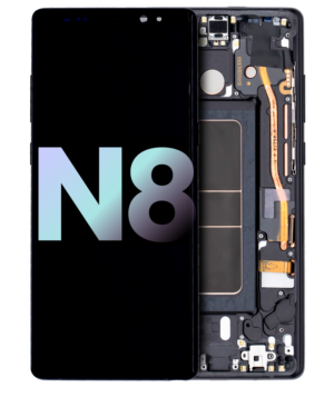OLED Display With Frame For Samsung Galaxy Note 8 (Service Pack) (Midnight Black)
