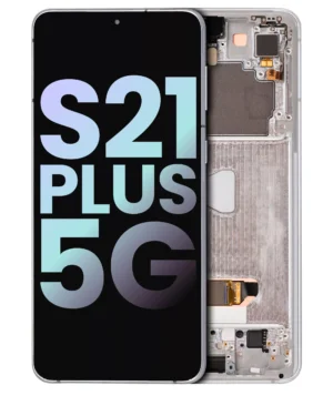 OLED Display With Frame For Samsung Galaxy S21 Plus 5G (Service Pack) (Phantom Silver)