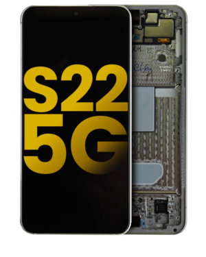 OLED Display With Frame For Samsung Galaxy S22 5G (Refurbished) (White)