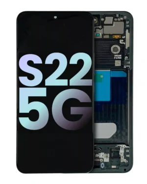 OLED Display With Frame For Samsung Galaxy S22 5G (Service Pack) (Phantom Black)